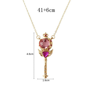 10pcs Card Captor Heart Wing Necklace