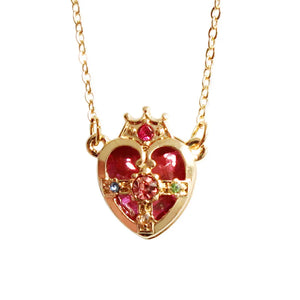 10pcs Card Captor Metal Star Heart Crown Necklace