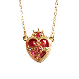 10pcs Card Captor Metal Star Heart Crown Necklace