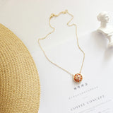10pcs Card Captor Chain Star Necklace Round Jewelry Metal