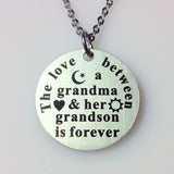 10pcs Grandma Love Grandson Letter Necklace Lot