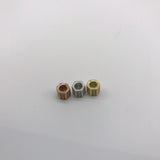 10pcs Clear CZ Paved Hexagon Spacer Beads for Jewelry
