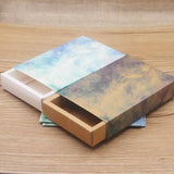 10pcs/lot Thank you Jewelry Display Box Dreamcatcher Print Kraft/White Marble
