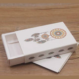 10pcs/lot Thank you Jewelry Display Box Dreamcatcher Print Kraft/White Marble