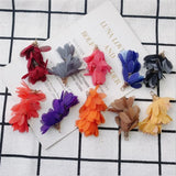 10pcs/lot Fabric Flower Tassel DIY Craft Charms Jewelry Findings