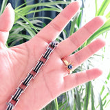 10pcs punk stainless steel mixed men's bracelets