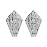 10pcs Stainless Steel Flat Shield Earring Posts DIY Jewelry Making Findings