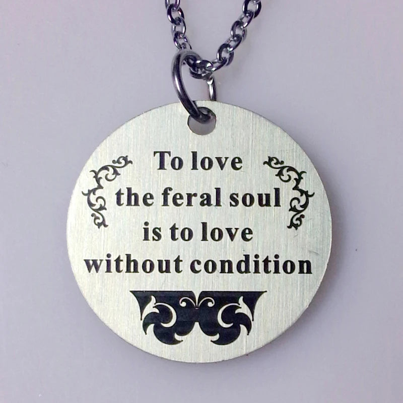 Stainless Steel Charm Pendant Necklace