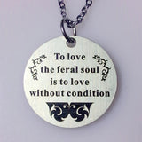 Stainless Steel Charm Pendant Necklace