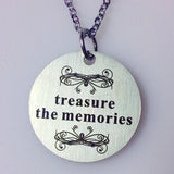 10pcs Stainless Steel Memory Charm Pendant Necklace for Women