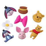 10pcs Bears Anime Characters Resin Jewelry Accessories DIY