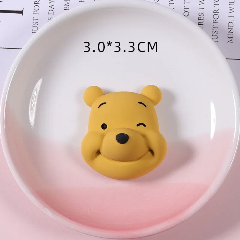 10pcs Bears Anime Characters Resin Jewelry Accessories DIY