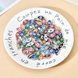 Boho Silver Eye Charms Beads for Necklace Bracelet Making