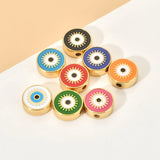 10pcs Boho Style Eye Charms Beads for Jewelry Making