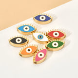 10pcs Boho Style Eye Charms Beads for Jewelry Making