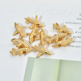 Copper Plated Airplane Charm Bead for Bracelet Bangle Making
