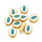 10pcs Evil Eye Jewelry Beads Charms for Necklace Earring Bracelet Making