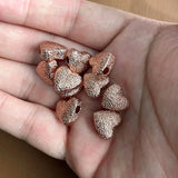 10pcs Flower Charms for Jewelry Making Copper Metal