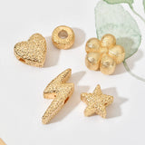 10pcs Flower Charms for Jewelry Making Copper Metal