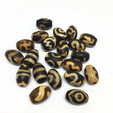 10pcs Natural Stone Tibetan Dzi Beads 8mm*12mm DIY Jewelry Making