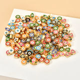 10pcs Hamsa Lucky Hand Enamel Charms for Bracelet Making