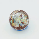 10pcs Natural Shell Fragment Snap Buttons Beads DIY Bracelets Neckla