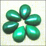 10pcs Yellow Stone Teardrop Cabochons for Pendants Making 10x14mm 13x8mm 18x25mm