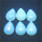 10pcs Yellow Stone Teardrop Cabochons for Pendants Making 10x14mm 13x8mm 18x25mm