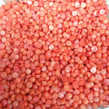 10pcs 4mm Pink Coral Cabochons for Earring Studs