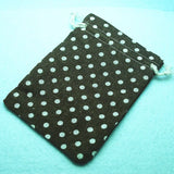 10pcs Dotted Pouch 10x14mm Jewelry Beads Collection Bag