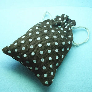 10pcs Dotted Pouch 10x14mm Jewelry Beads Collection Bag