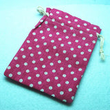 10pcs Dotted Pouch 10x14mm Jewelry Beads Collection Bag