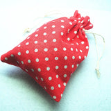 10pcs Dotted Pouch 10x14mm Jewelry Beads Collection Bag