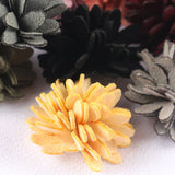 10pcs Chiffon Rose Flower DIY Crafts Hairpin Clothing Sewing Accessories