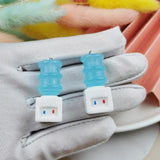10pcs Mini Water Dispenser Resin Charms for DIY Earring Keychain