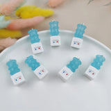 10pcs Mini Water Dispenser Resin Charms for DIY Earring Keychain