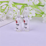 10pcs 3D Beer Bottle Resin Charms DIY Jewelry Accessory