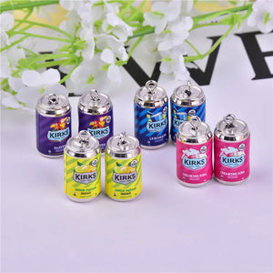 10pcs 3D Colorful Alcohol Resin Charms for DIY Earring Making