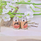 10pcs 3D Shark Beer Bottle Resin Charms for Jewelry Making