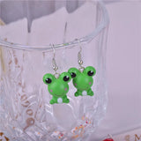 10pcs 3D Frog Resin Charms Pendant for DIY Jewelry Making