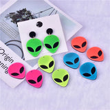 10pcs Alien Arcylic Charms Earring Bracelet DIY Jewelry Making