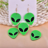 10pcs Alien Arcylic Charms Earring Bracelet DIY Jewelry Making