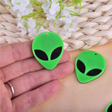 10pcs Alien Arcylic Charms Earring Bracelet DIY Jewelry Making