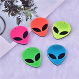 10pcs Alien Arcylic Charms Earring Bracelet DIY Jewelry Making