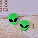 10pcs Alien Arcylic Charms Earring Bracelet DIY Jewelry Making