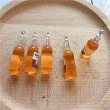 10pcs Beer Bottle Earring Charms for Keychain Necklace Phone Charm