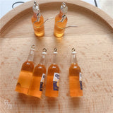 10pcs Beer Bottle Earring Charms for Keychain Necklace Phone Charm