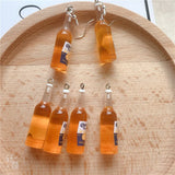10pcs Beer Bottle Earring Charms for Keychain Necklace Phone Charm