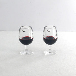 10pcs Wine Glass Earring Charms 3D Craft Bottle Pendant DIY Jewelry D174