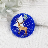 10pcs Christmas Tree Deer Charms for DIY Earring Making